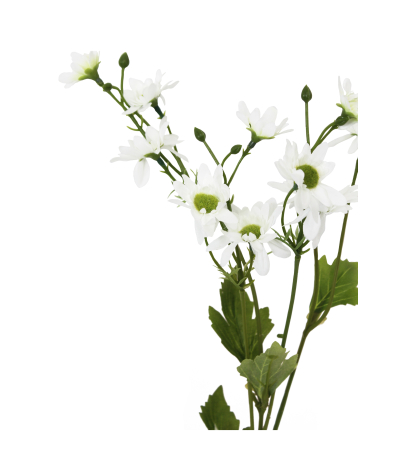 Chrysanthème artificiel blanc