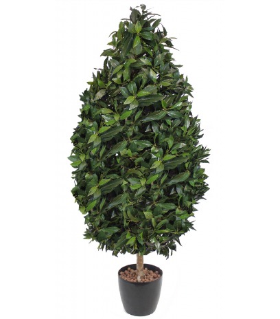 Laurier artificiel topiaire