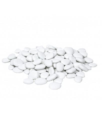 Petits galets blancs