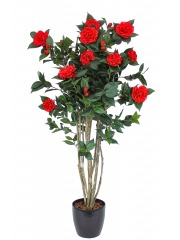 Camélia artificiel rouge