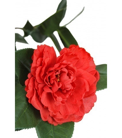 Camélia artificiel rouge