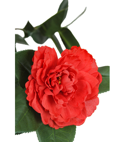 Camélia artificiel rouge