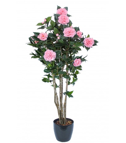 Camélia artificiel rose