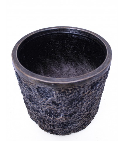Pot plante motif lunaire