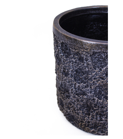 Pot plante motif lunaire