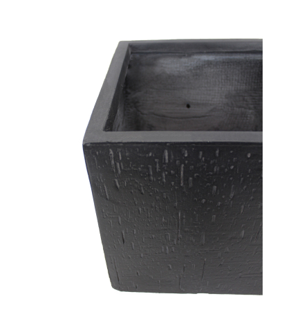 Bac noir goutte d'eau