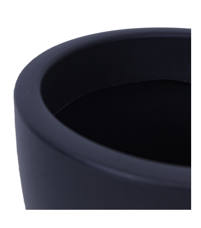 Grand pot noir ébène