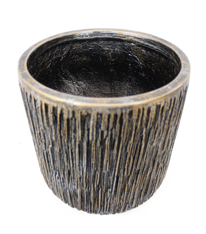 Pot luxe rond en fibre