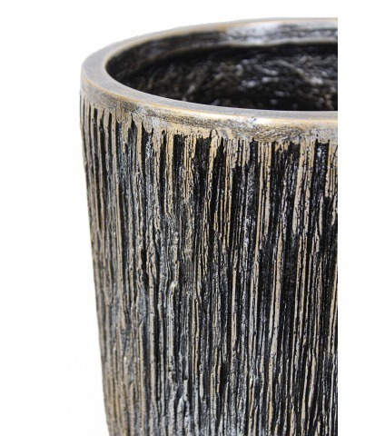 Pot luxe rond en fibre