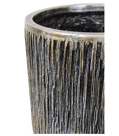 Pot luxe rond en fibre