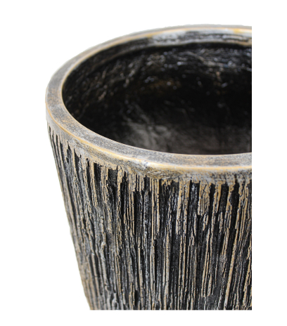 Pot luxe rond en fibre