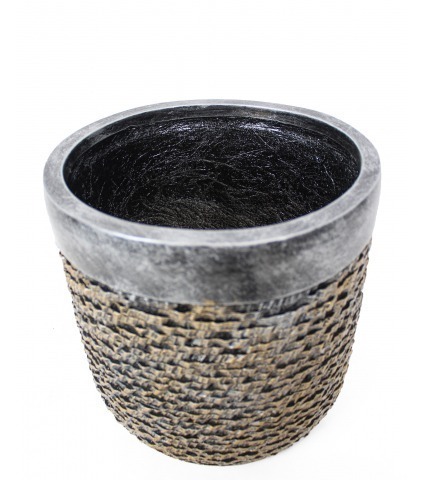 Pot luxe en pierre artificielle