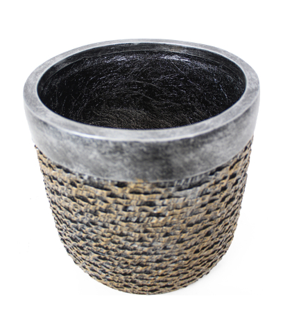 Pot luxe en pierre artificielle