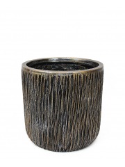 Pot luxe rond en fibre