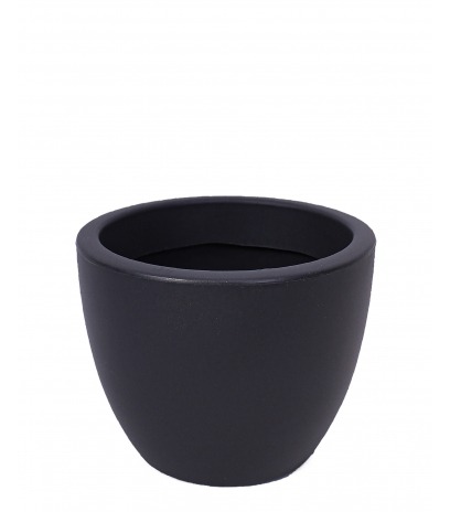 Grand pot noir ébène