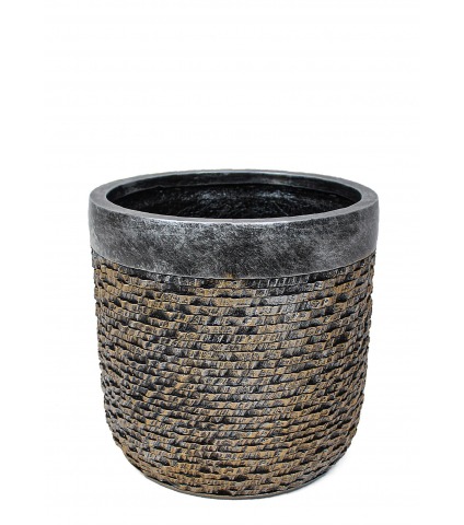 Pot luxe en pierre artificielle