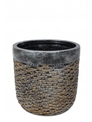 Pot luxe en pierre artificielle