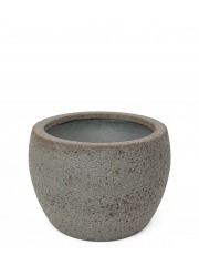 Pot suspendu fini pierre grise 4 po, faits de matières recyclées