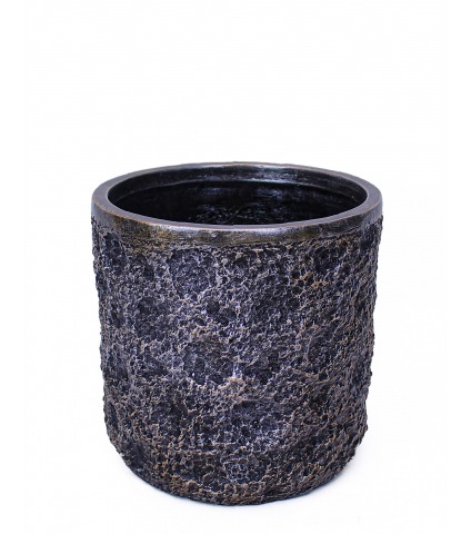 Pot plante motif lunaire