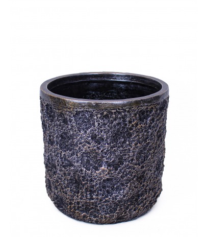 Pot plante motif lunaire