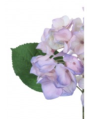 Hydrangea artificiel rose bleuté