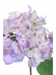 Hydrangea artificiel rose bleuté