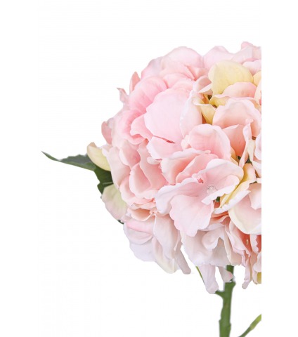 Fleur d'hortensia artificielle rose