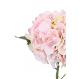 Fleur d'hortensia artificielle rose