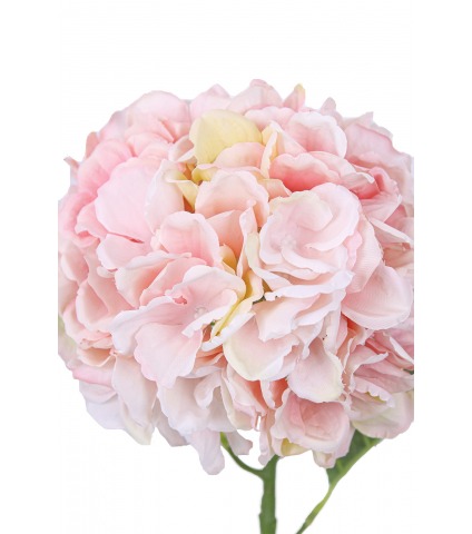 Fleur d'hortensia artificielle rose
