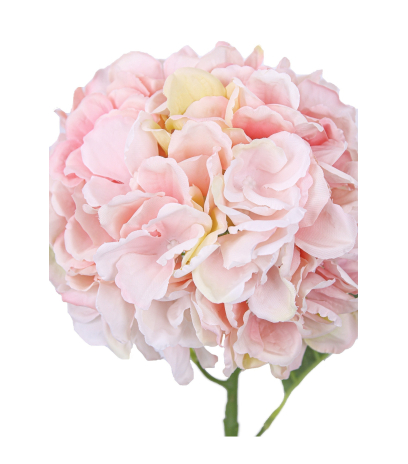 Fleur d'hortensia artificielle rose