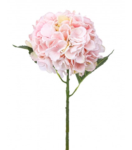 Fleur d'hortensia artificielle rose