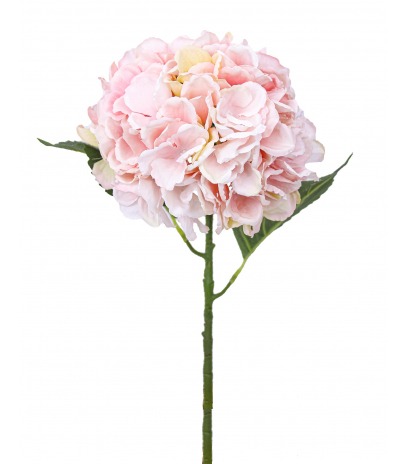 Fleur d'hortensia artificielle rose