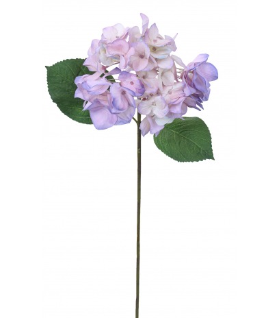 Hydrangea artificiel rose bleuté