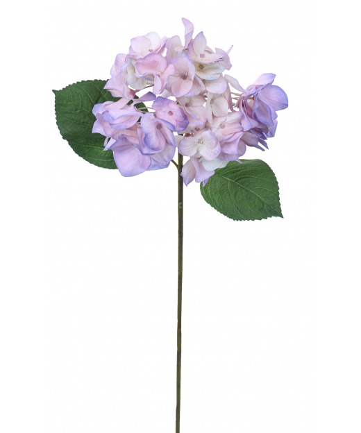 Hydrangea artificiel rose bleuté