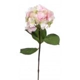 Tige d'hortensia artificielle rose