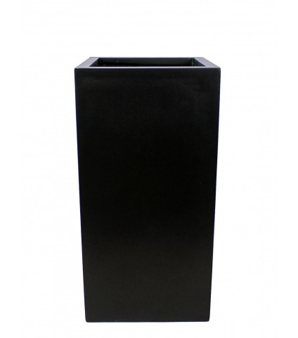 Pot carré haut en fibre