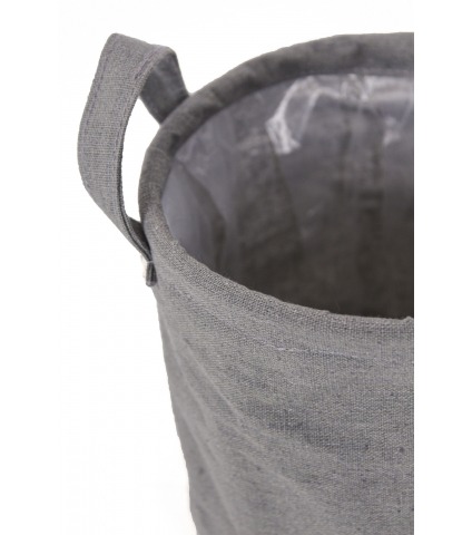 Cache-pot en toile de jute