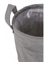 Cache-pot en toile de jute