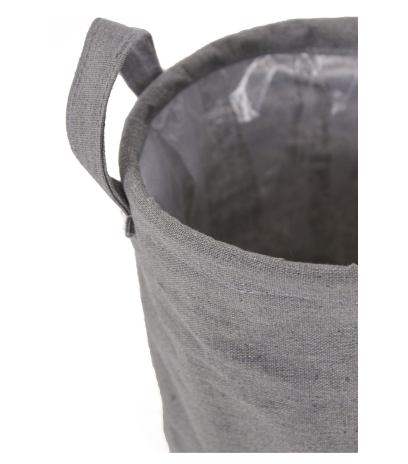 Cache-pot en toile de jute