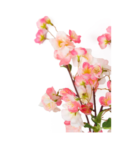 Rameau de cerisier artificiel rose