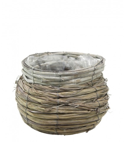 Panier rond en osier
