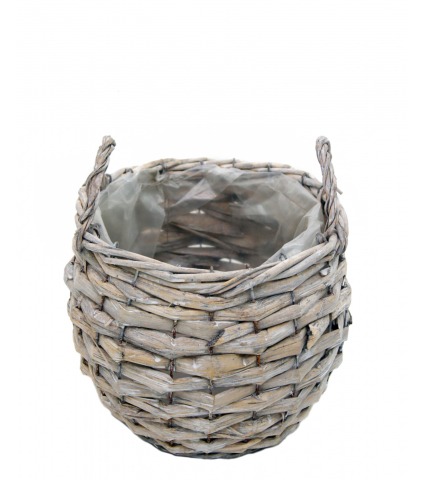 Pot en osier avec anses