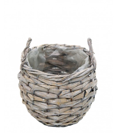 Pot en osier avec anses