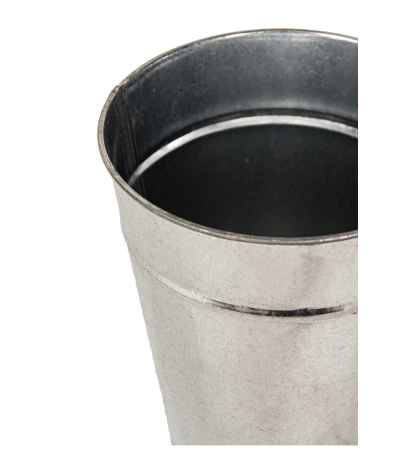 Grand vase en zinc