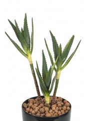 Aloe cactus artificiel trois pieds