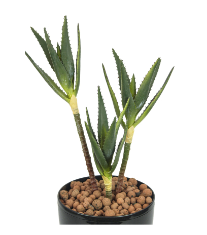 Aloe cactus artificiel trois pieds