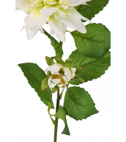 Dahlia blanc artificiel