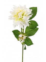 Dahlia blanc artificiel
