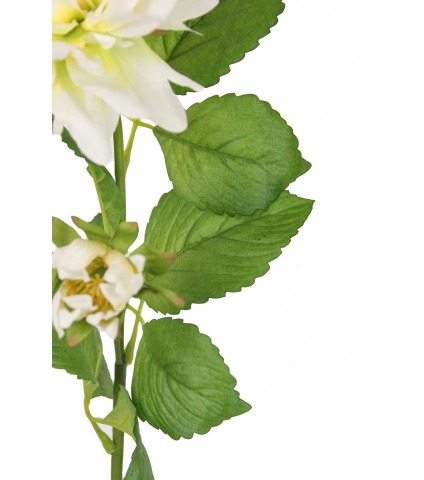 Dahlia blanc artificiel