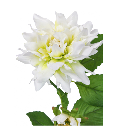 Dahlia blanc artificiel